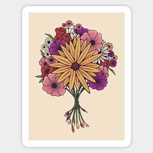 Flower Nature Connection by Tobe Fonseca Sticker